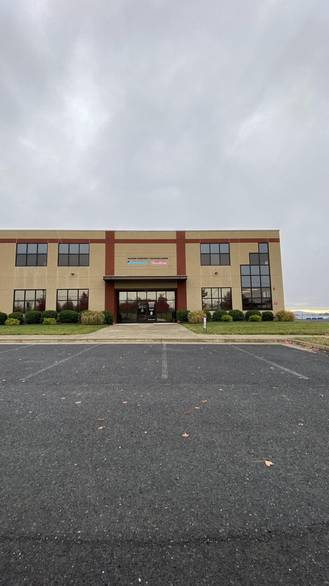 Loading docks at a leased commercial industrial building in Winchester, Virginia
